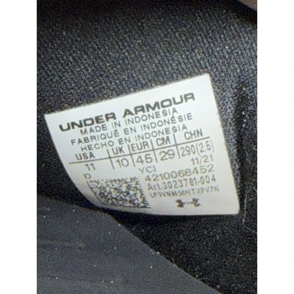 Under Armour Sandals Mens Size 11 Ansa Fix Black Comfort Slip On Beach Slides